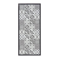 Ковер Виниловый с рисунком цементная плитка Simen 059 x 098 см серый LA REDOUTE INTERIEURS  фото, kupilegko.ru